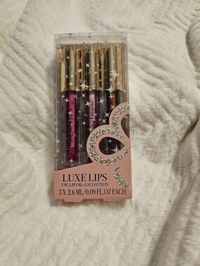 marie claire Luxe Lips 3pc Lip Oil Collection